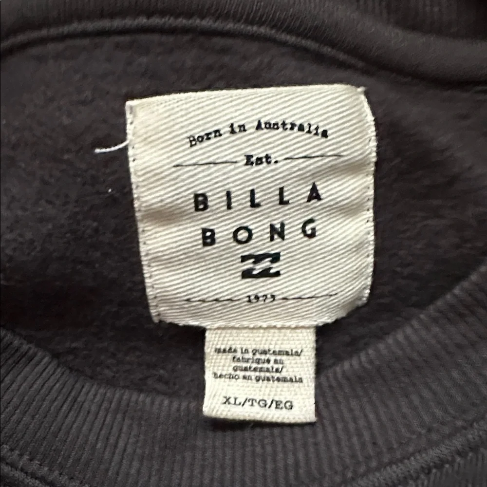 Billabong Black Desert Graphic Sweatshirt Go Your Own Way - Picture 2 of 5